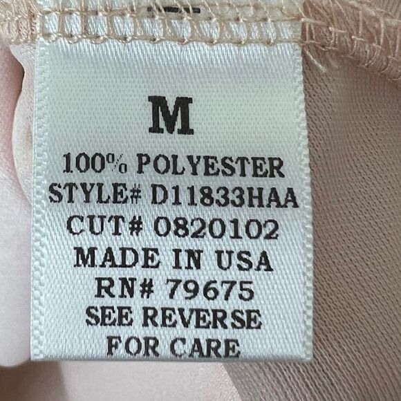 Mystic Pale Pink Waffle Weave Sleeveless Barbiecore Fit & Flare Dress Medium - Picture 9 of 9